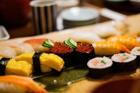 The different types of sushi